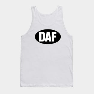 DAF - White On Black. Tank Top